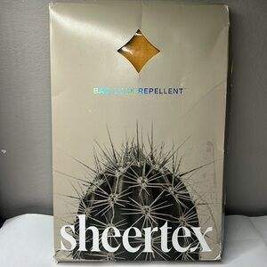 Sheertex Sz L Orange Bad Luck Repellent Mystery Tights - New in Package